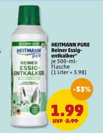 PENNY Heitmann pure reiner essigentkalker Angebot