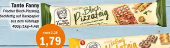 Aktiv Irma Tante Fanny Frischer Blech-Pizzateig 400 g Angebot