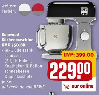 REWE Kenwood küchenmaschine kmx 750.bk Angebot