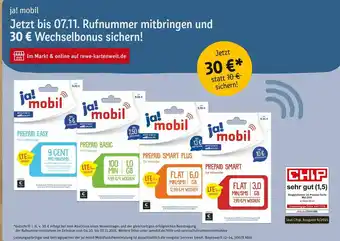 REWE Ja! mobil aktion Angebot