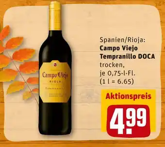 REWE Campo viejo rotwein Angebot