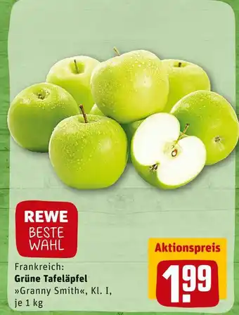 REWE Rewe beste wahl grüne tafeläpfel Angebot