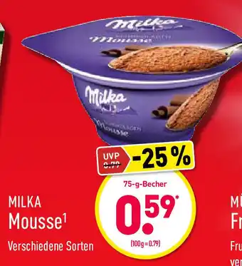 Aldi Nord Milka Mousse 75g Becher Angebot