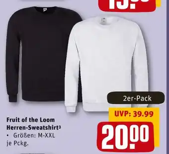 REWE Fruit of the loom herren-sweatshirt Angebot