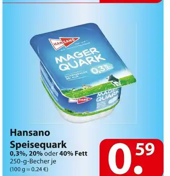 Famila Nord Ost Hansano speisequark Angebot