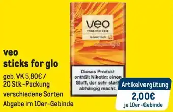 METRO veo sticks for glo Angebot