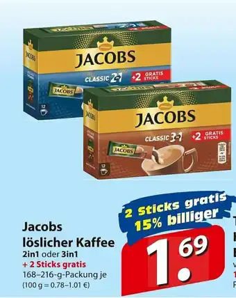 Famila Nord Ost Jacobs löslicher kaffee Angebot