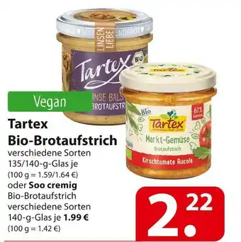 Famila Nord Ost Tartex bio-brotaufstrich Angebot