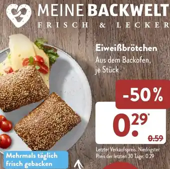 Aldi Süd Eiweißbrötchen Angebot