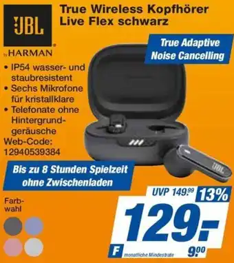 HEM Expert JBL True Wireless Kopfhörer Live Flex schwarz Angebot