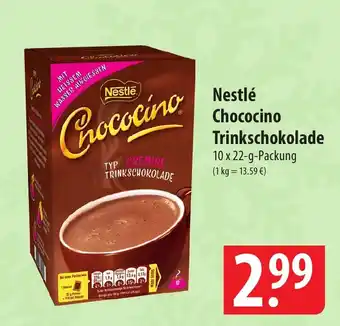 Famila Nord Ost Nestlé Chococino Trinkschokolade 10 x 22-g-Packung Angebot