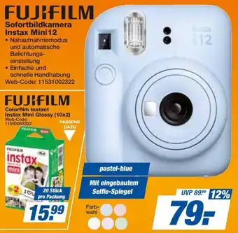 HEM Expert FUJIFILM Sofortbildkamera Instax Mini12 Angebot