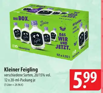 Famila Nord Ost Kleiner Feigling verschiedene Sorten, 20/15% vol. 12 x 20-ml-Packung Angebot