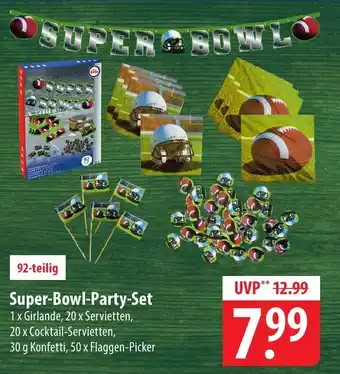 Famila Nord Ost Super-Bowl-Party-Set 92-teilig Angebot