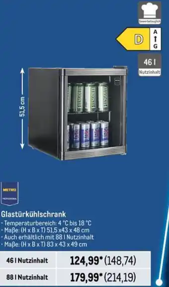 METRO METRO Professional Glastürkühlschrank Angebot