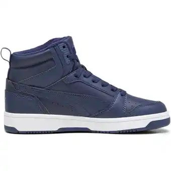 Intersport PUMA Kinder Freizeitschuhe Puma Rebound V6 Mid WTR Jr STRONG GRAY-NEW NAVY-PUMA WHIT 38 ½ Angebot