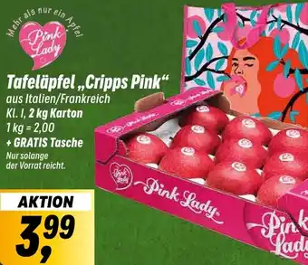 Simmel Pink Lady Tafeläpfel ,,Cripps Pink" 2kg Karton Angebot