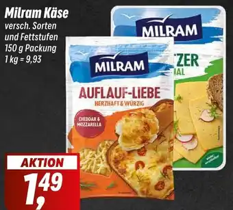 Simmel Milram Käse 150 g Packung Angebot