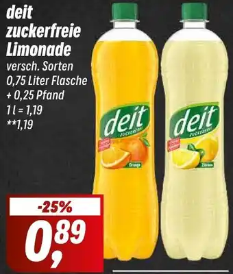 Simmel deit zuckerfreie Limonade 0,75 Liter Flasche Angebot