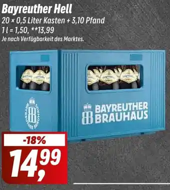 Simmel Bayreuther Hell 20 x 0,5 Liter Kasten Angebot