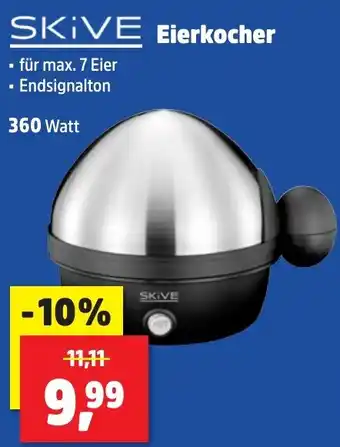 Thomas Philipps SKIVE Eierkocher 360 Watt Angebot