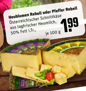 REWE Heublumen Rebell oder Pfeffer Rebell 100 g Angebot