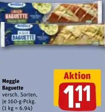 REWE Meggle Baguette 160 g Pckg. Angebot