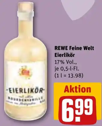 REWE REWE Feine Welt Eierlikör 0,5 L-Fl. Angebot