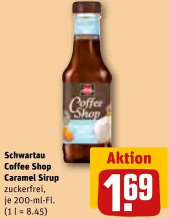 REWE Schwartau Coffee Shop Caramel Sirup 200 ml Fl. Angebot