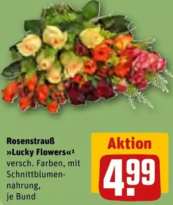 REWE Rosenstrauß Lucky Flowers Angebot