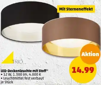 PENNY TRIO LED-Deckenleuchte mit Stoff Angebot