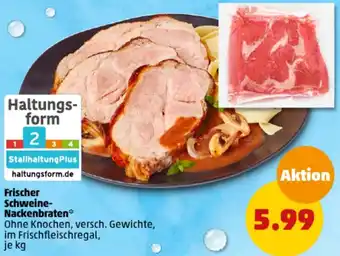 PENNY Frischer Schweine Nackenbraten Angebot