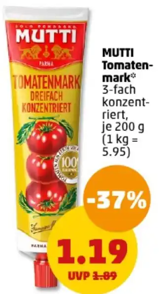 PENNY MUTTI Tomatenmark 200 g Angebot