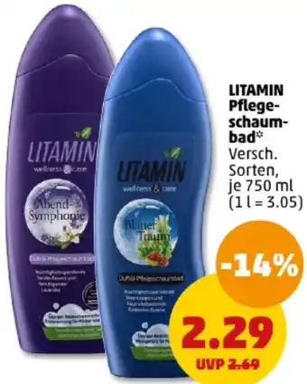 PENNY LITAMIN Pflegeschaumbad 750 ml Angebot