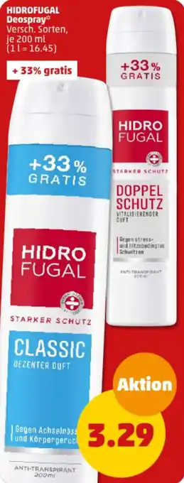 PENNY HIDROFUGAL Deospray 200 ml Angebot