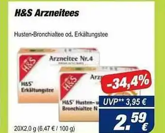 Easy Apotheke H&s Arzneitees Angebot