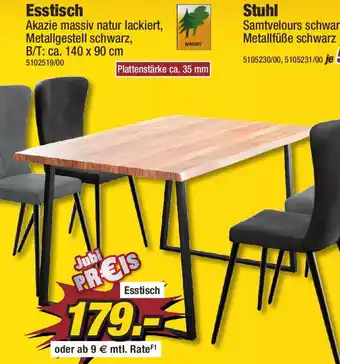 Poco Esstisch B/T: ca. 140 x 90 cm Angebot