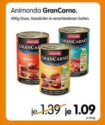 MegaZoo Animonda GranCarno Angebot