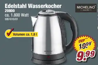 Poco MICHELINO Edelstahl Wasserkocher Angebot