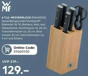 Möbel Buss WMF 6 TLG. MESSERBLOCK Angebot