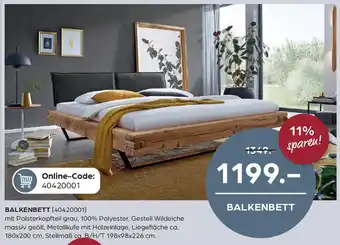 Möbel Buss BALKENBETT Angebot
