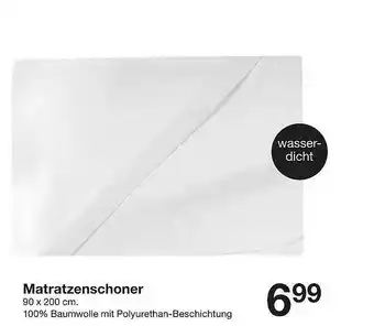 Zeeman Matratzenschoner Angebot