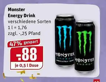 REWE Kaufpark Monster Energy Drink Angebot