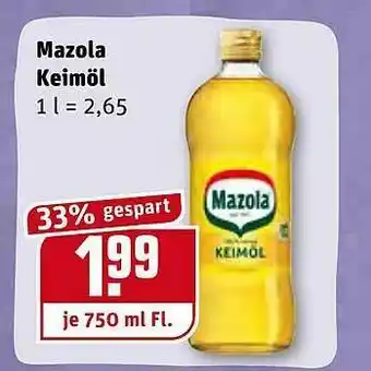 REWE Kaufpark Mazola Keimöl Angebot