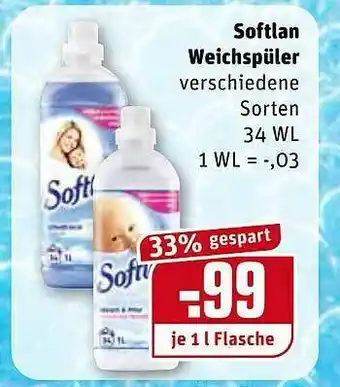 REWE Kaufpark Softlan Weichspüler Angebot