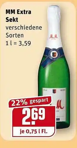 REWE Kaufpark Mm Extra Sekt Angebot