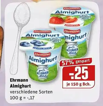 REWE Kaufpark Ehrmann Almighurt Angebot