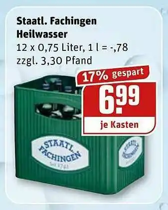 REWE Kaufpark Staatl. Fachingen Heilwasser Angebot