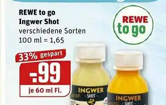 REWE Kaufpark Rewe To Go Ingwer Shot Angebot