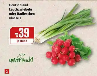 REWE Kaufpark Lauchzwiebeln Oder Radieschen Angebot